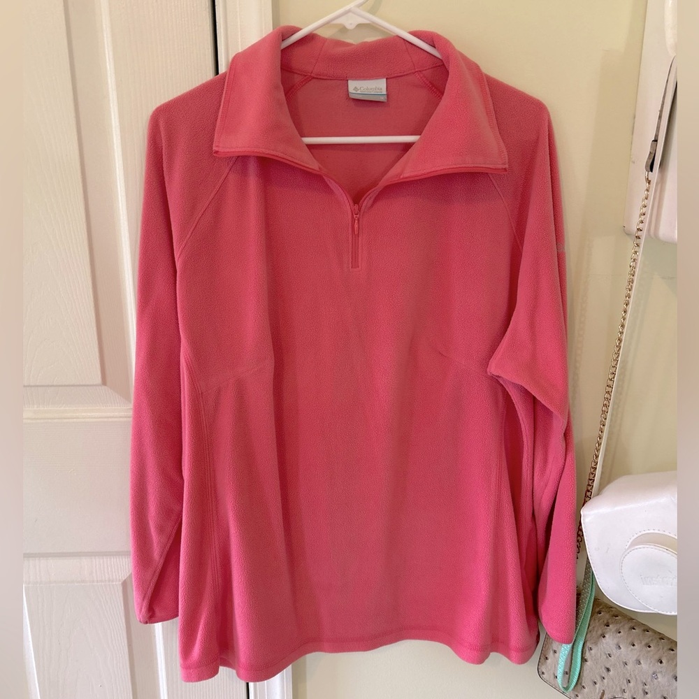 Columbia fleece 1/4 zip. Size 1x